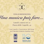 Cena Beneficenza “Una Musica può fare…” Cena Beneficenza “Una Musica può fare…”